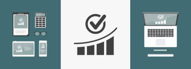 Denetimi veri rapor simgesi