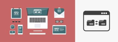 Klasör Aktarım simgesi