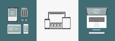 Aygıtlar Serisi düz simgesi