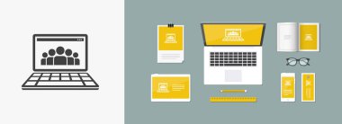 sosyal ağ simgesini