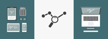 Pazarlama araştırma hizmetleri simgesi