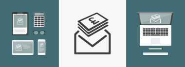 Yolsuzluk kavramı düz simgesi