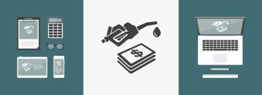 Yakıt gideri simgesi