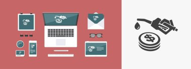 Yakıt fiyatı simgesi