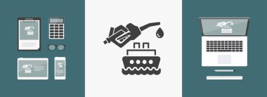 Tekne yakıt simgesi