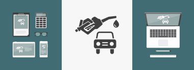 Tasarım araba simgesinin