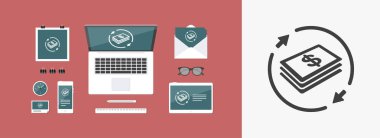 Para aktarım simgesi