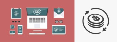 para değişimi simgesi 