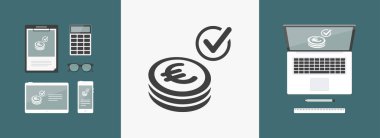 Ödeme kontrol Icon - Euro