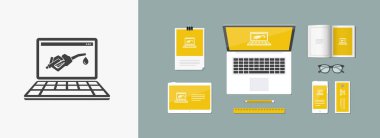 Web yakıt service simgesini