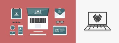 Web başarı için el sıkışma