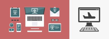 Havayolu web hizmetleri simgesi