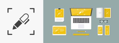 Özel projeler Servisi - vektör simgesi