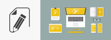 Özelleştirilmiş dijital proje simgesi