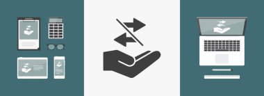 Hizmet - Minimal vektör simge değişim