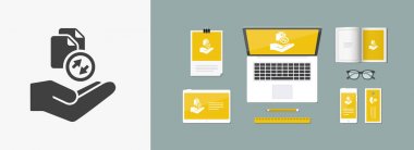 Veri aktarım hizmetleri-Minimal vektör simgesi