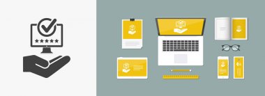 Üst derece bilgisayar - Minimal vektör simgesi