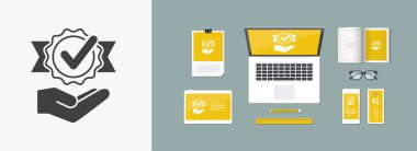 Servis teklifi - onay en iyi seçenek - Minimal simgesi