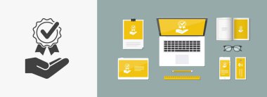 Servis teklifi - onay en iyi seçenek - Minimal simgesi