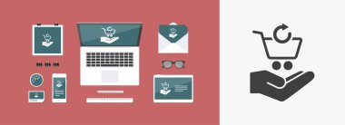 Alışveriş sepeti - Minimal modern Simge Güncelleştir