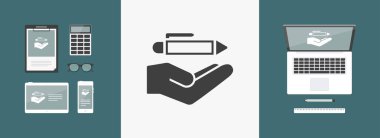 Kalem - Minimal modern simgesi