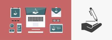 Kalem - Minimal modern simgesi