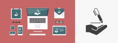 Kalem - Minimal modern simgesi