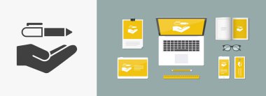 Kalem - Minimal modern simgesi