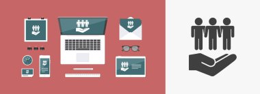 Topluluk - Minimal tek simge