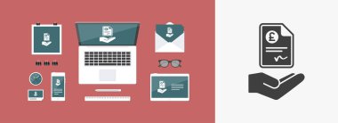 Ödeme belgesi - Sterling - vektör simgesi