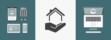 Ev hizmetleri - vektör simgesi