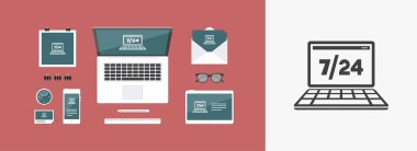 En iyi bilgisayar yardım - vektör web simgesi