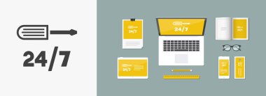 7/24 simgesi yardım hizmetleri