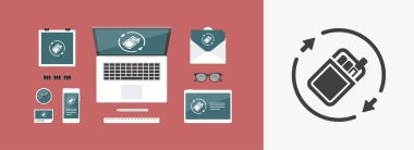 24/7 hizmet - sigara Otomatı - vektör web simgesi