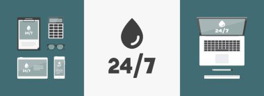 Sürekli su Hizmetleri simgesi