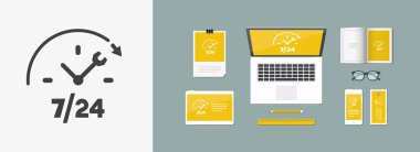 Tam zamanlı teknik Hizmetleri simgesi