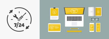 Tam zamanlı teknik Hizmetleri simgesi