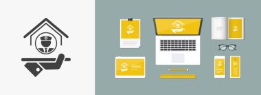 Koruma hizmetleri - vektör web simgesi