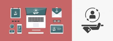 Tam özelleştirilmiş Hizmetler simgesi