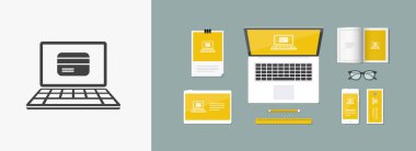 Online Bankacılık hizmetleri web simgeler