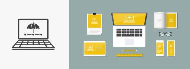 Ağ güvenlik simgesi