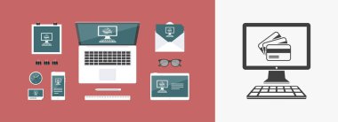 Online alışveriş düğmesi  