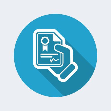 Resmi sertifika belge simgesi