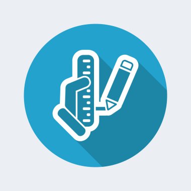 Ölçüm basit simgesi