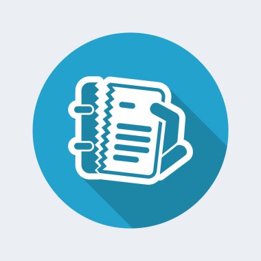 Notlar basit simgesi