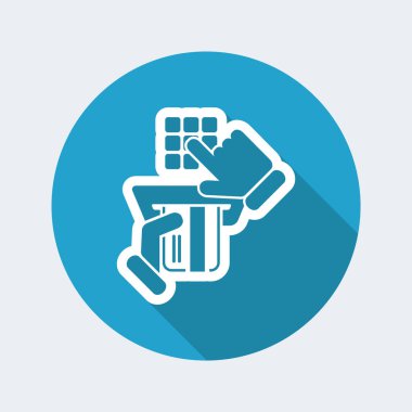 Gizli kodu simgesini girin