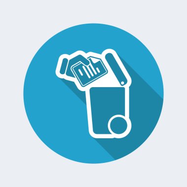 Atık toplama simgesini ayır 