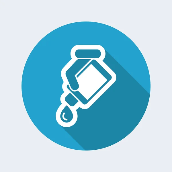 Botella icono — Vector de stock