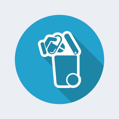 Atık toplama simgesini ayır 