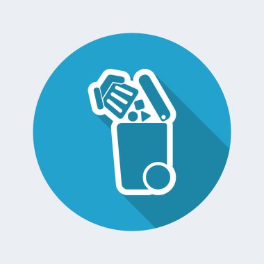 Atık toplama simgesini ayır 